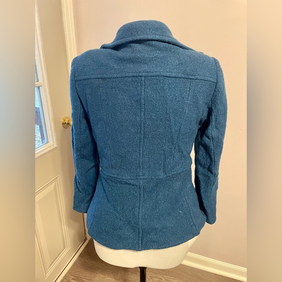 Blue wool jacket - Picture 2 of 5